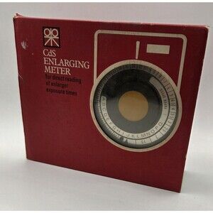 VTG 70s Paterson CdS Enlarging Meter Open Box Photography Darkroom Eqipment